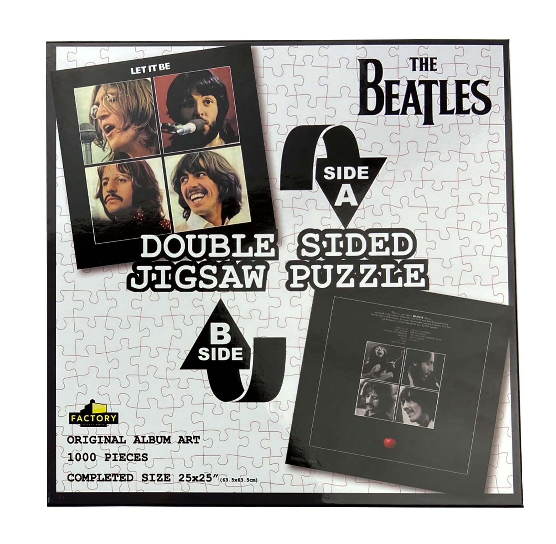 Factory Entertainment - The Beatles - Let It Be Double Sided Album Art Jigsaw Puzzle - Image 5