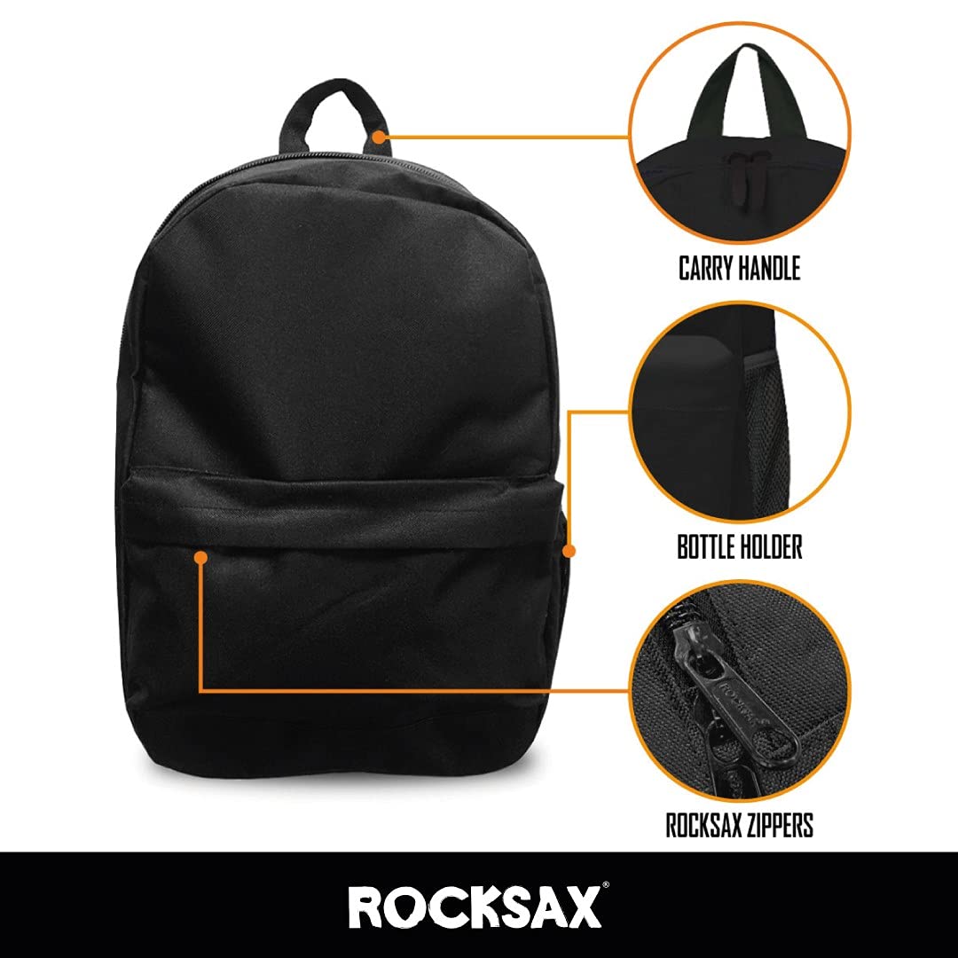 Rocksax Backpack The Beatles Sgt Peppers Rucksack 43cm x 30cm x 15cm – Officially Licensed Merchandise, Black, 43cm x 30cm x15cm - Image 3