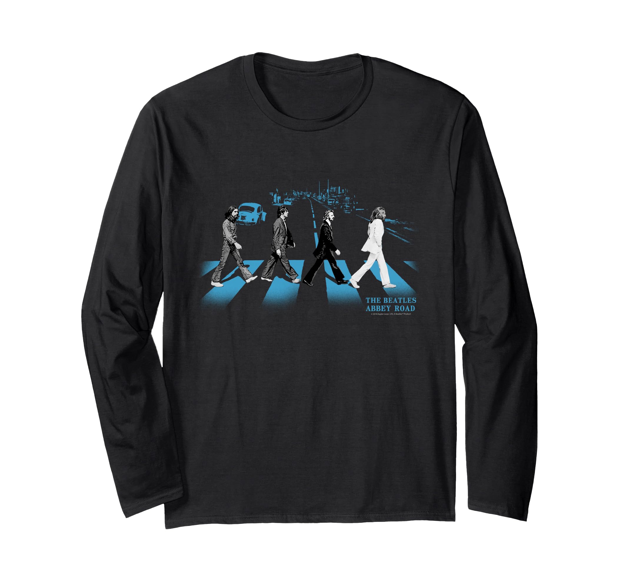 The Beatles - Abbey Road Street Blues Long Sleeve T-Shirt