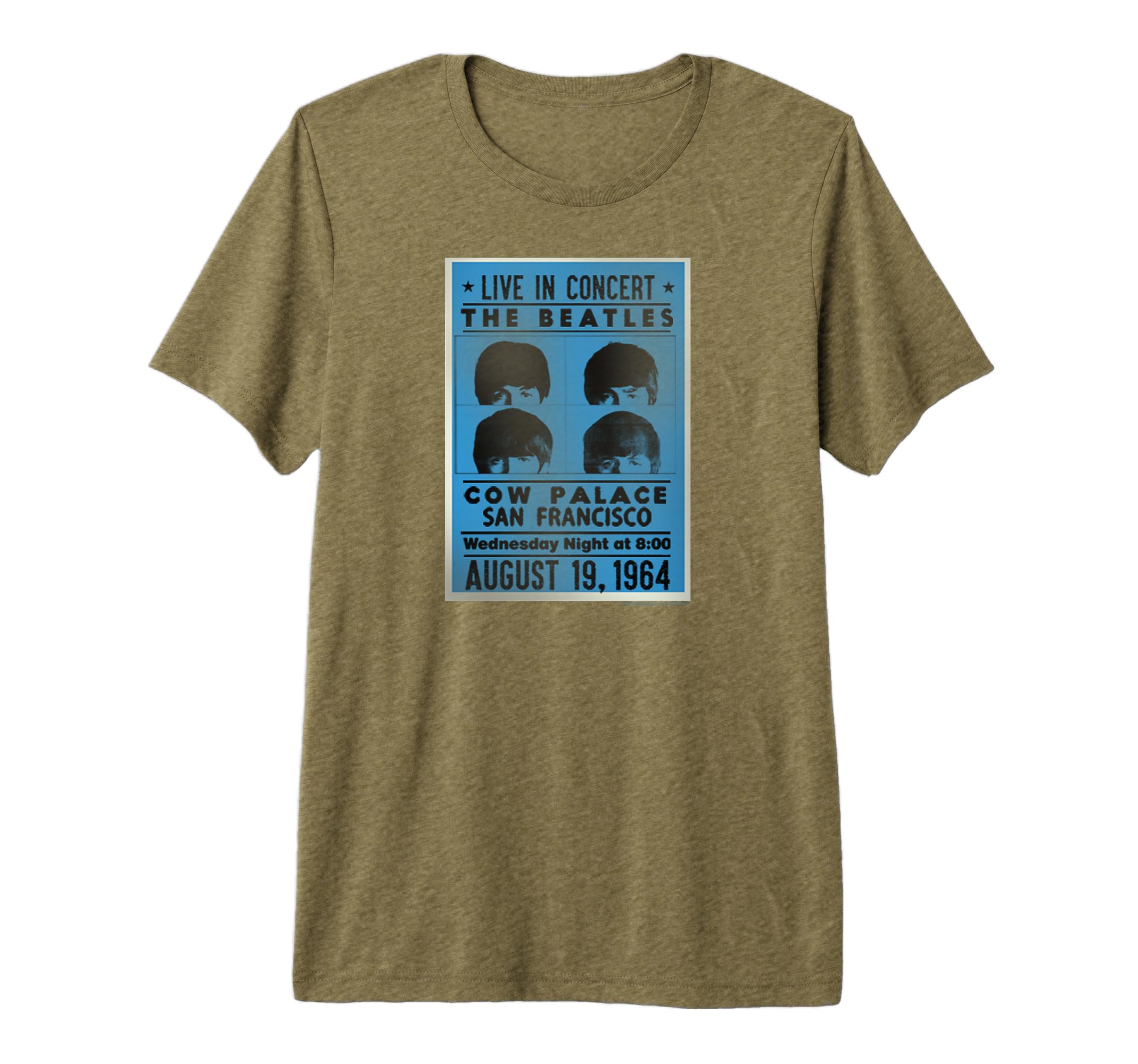 The Beatles Cow Palace SF 1964 Premium Tri-blend T-Shirt