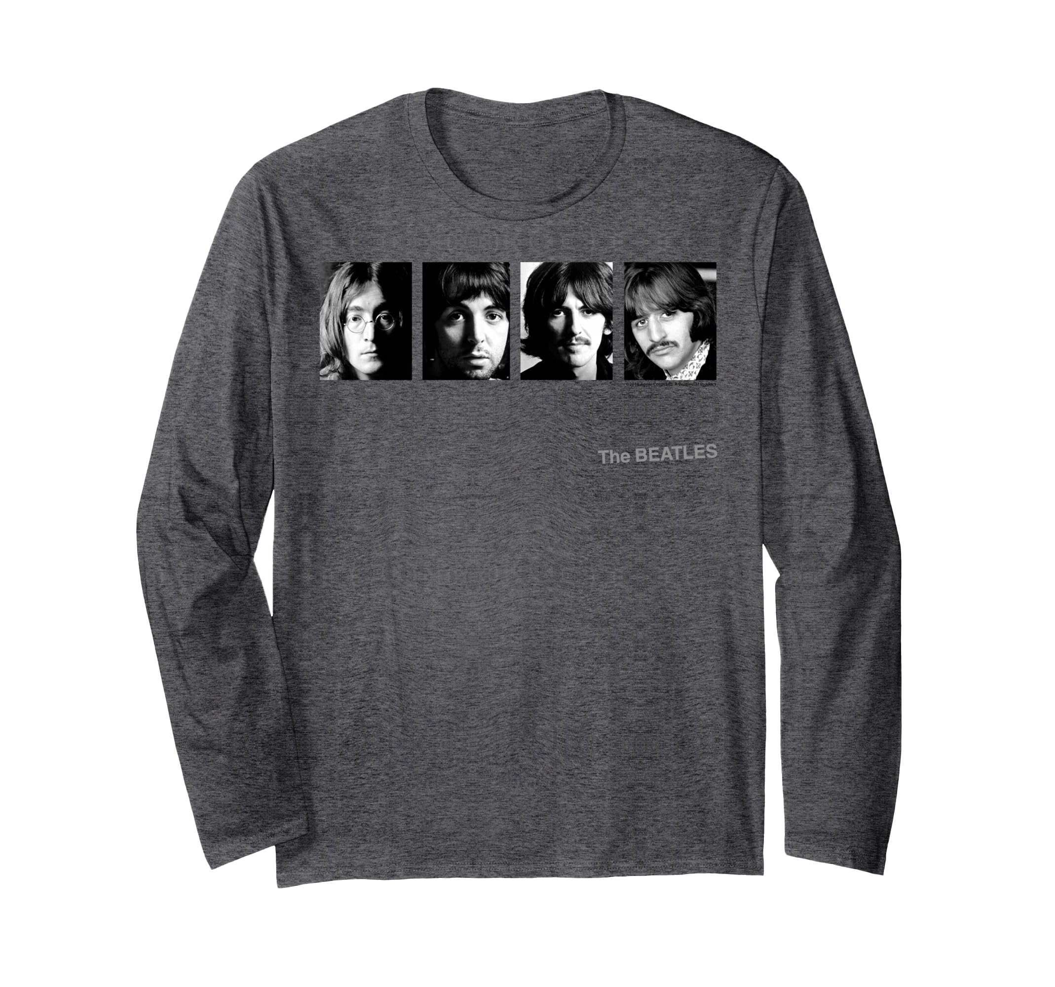 The Beatles - Four Faces Long Sleeve T-Shirt