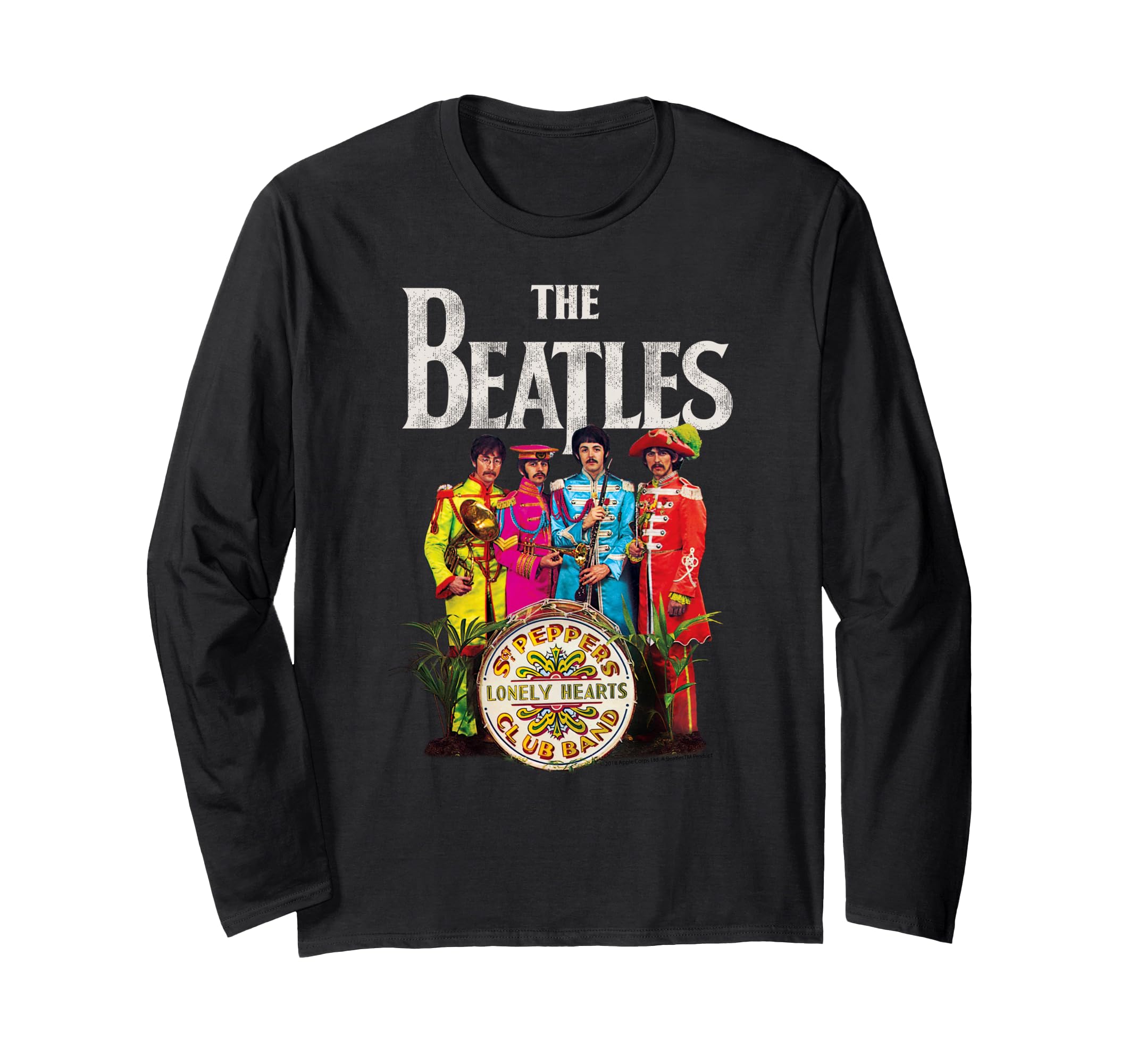 The Beatles Lonely Hearts Sergeant Long Sleeve T-Shirt Long Sleeve T-Shirt