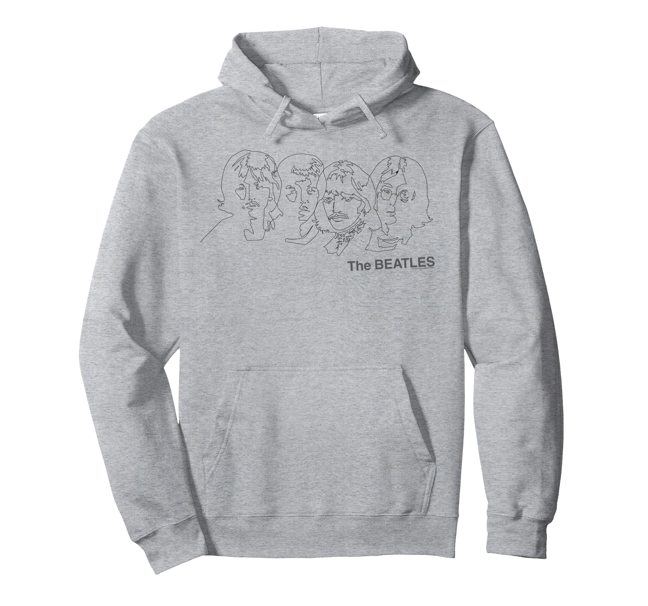 The Beatles - Outline Hoodie Pullover Hoodie