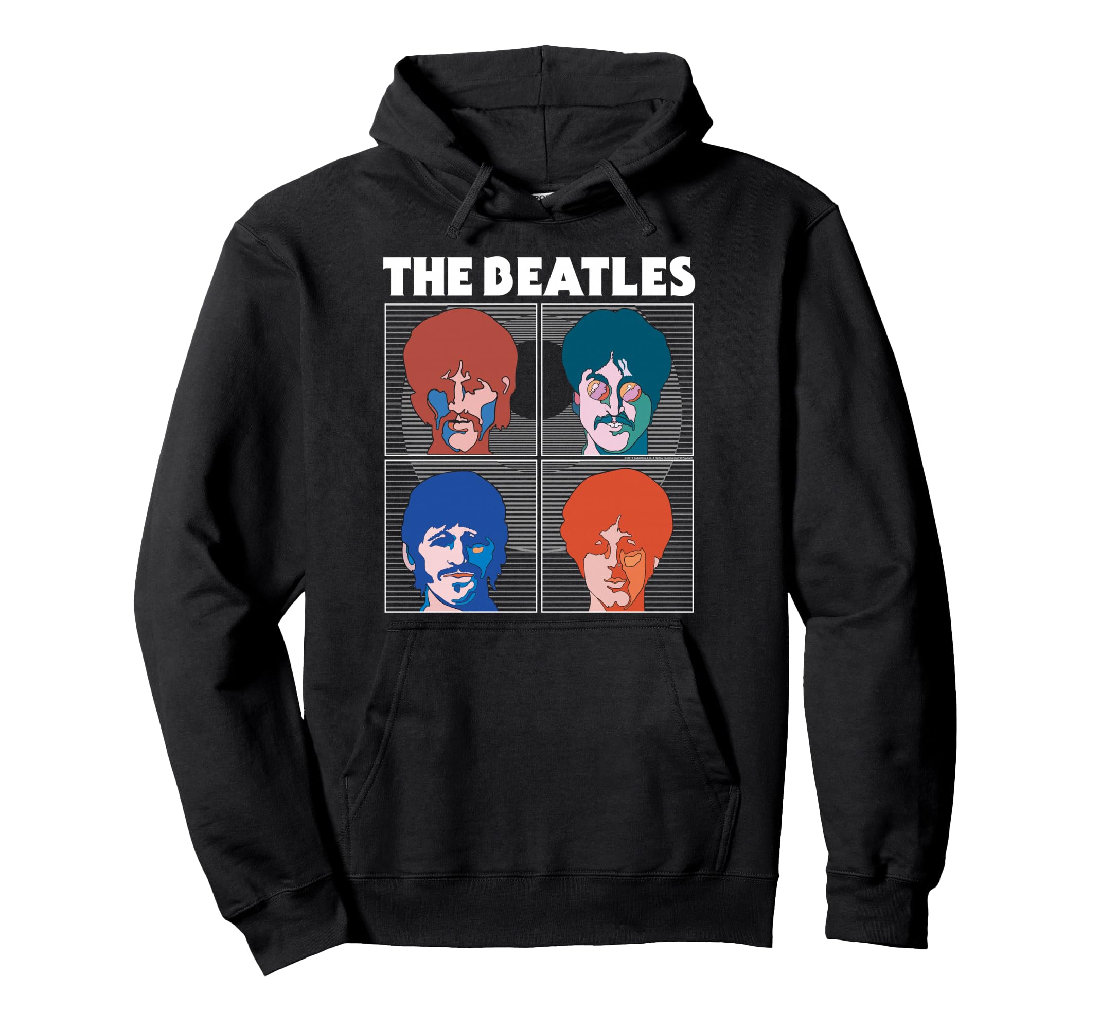 The Beatles - Pop Art Head Shots Hoodie Pullover Hoodie