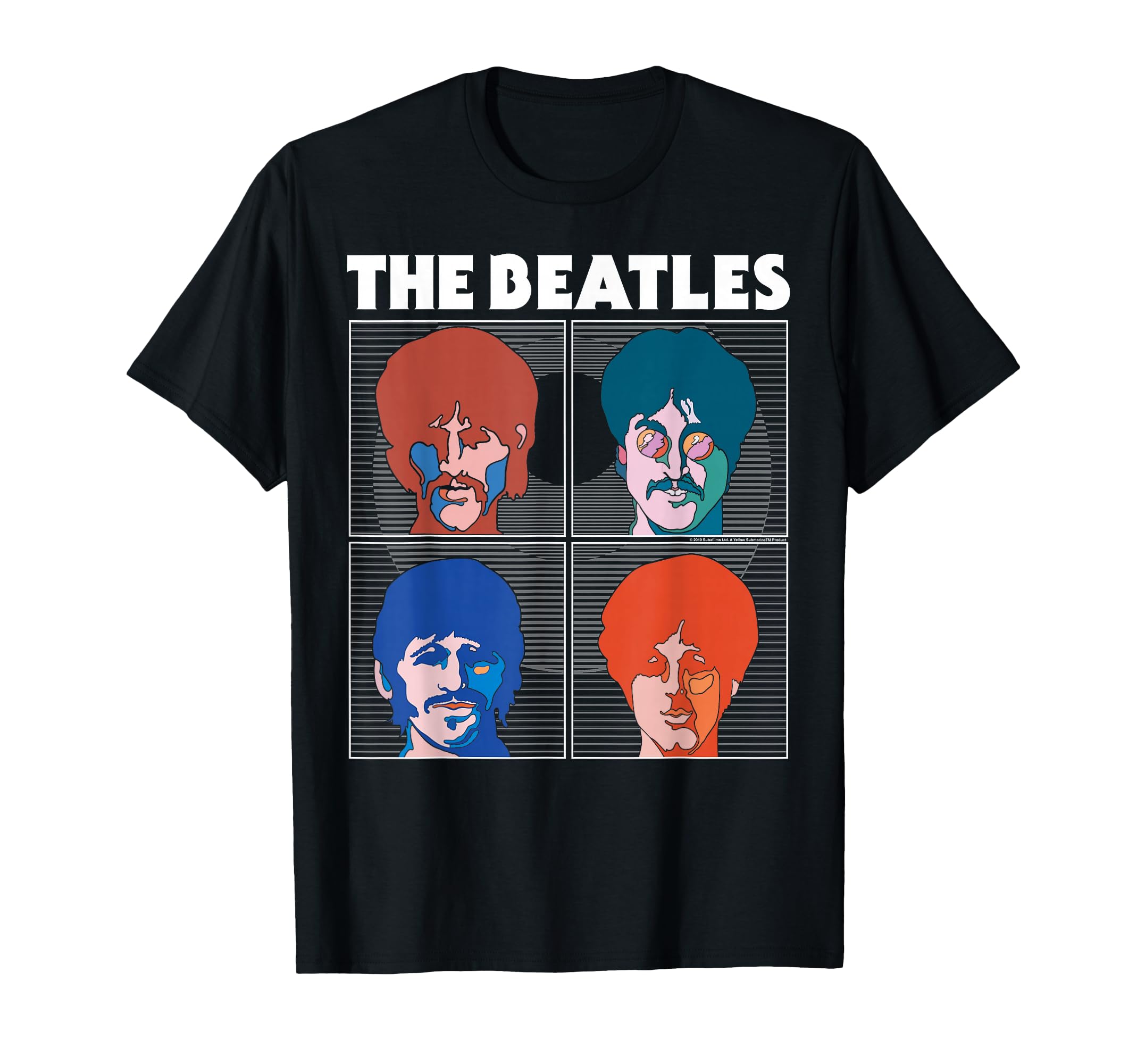 The Beatles - Pop Art Head Shots T-Shirt