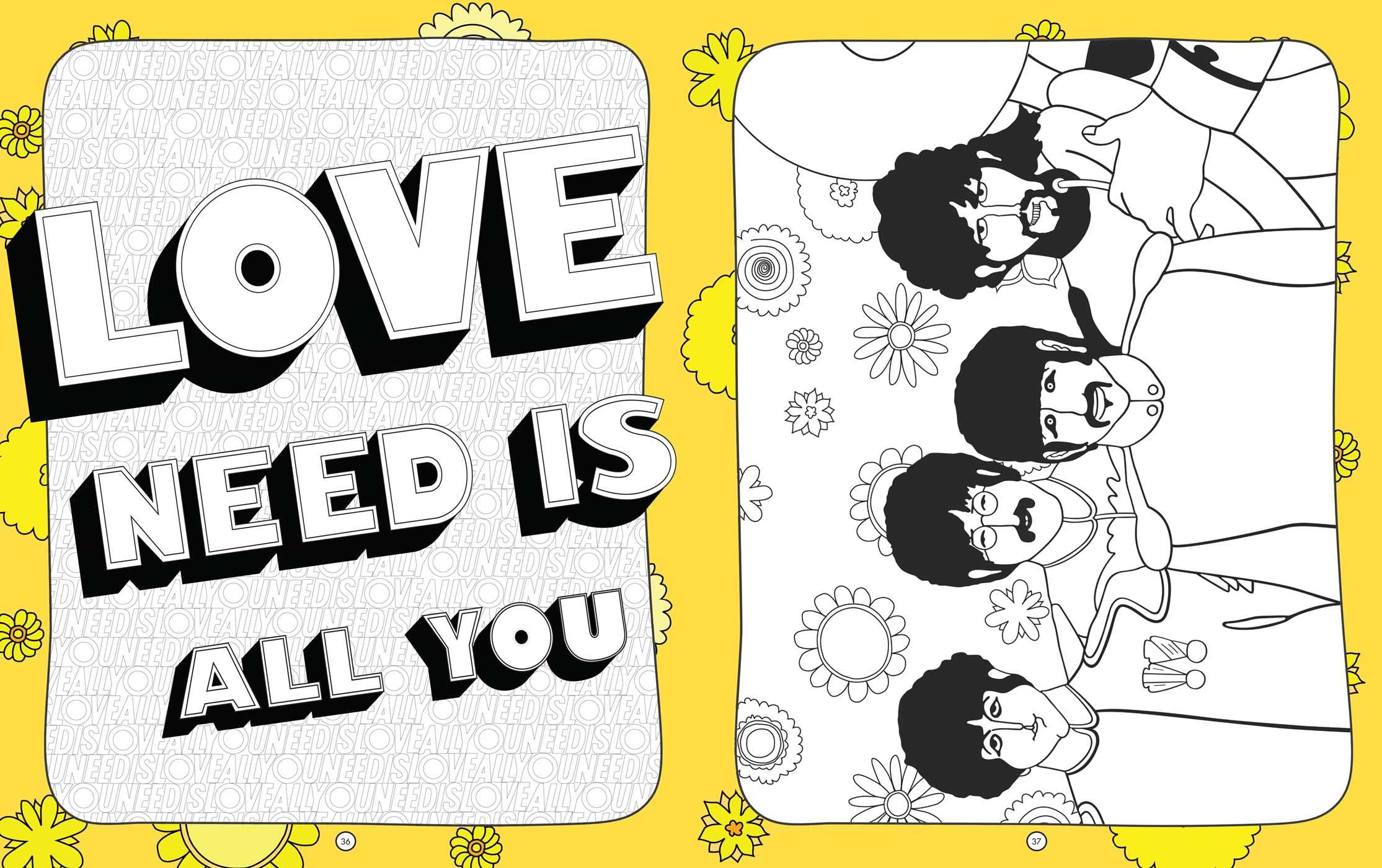 The Beatles Yellow Submarine A Creative Experience: Coloring and Activity Book - Image 4