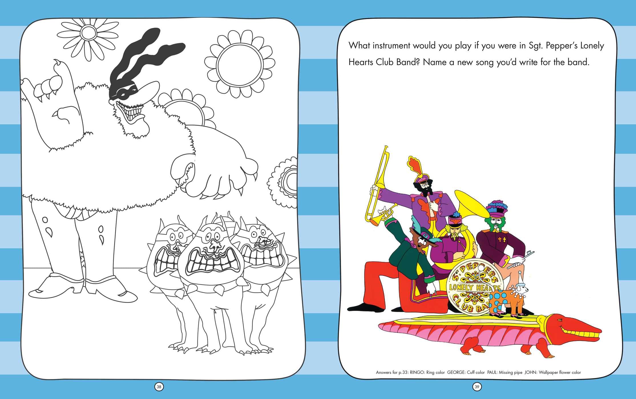 The Beatles Yellow Submarine A Creative Experience: Coloring and Activity Book - Image 5