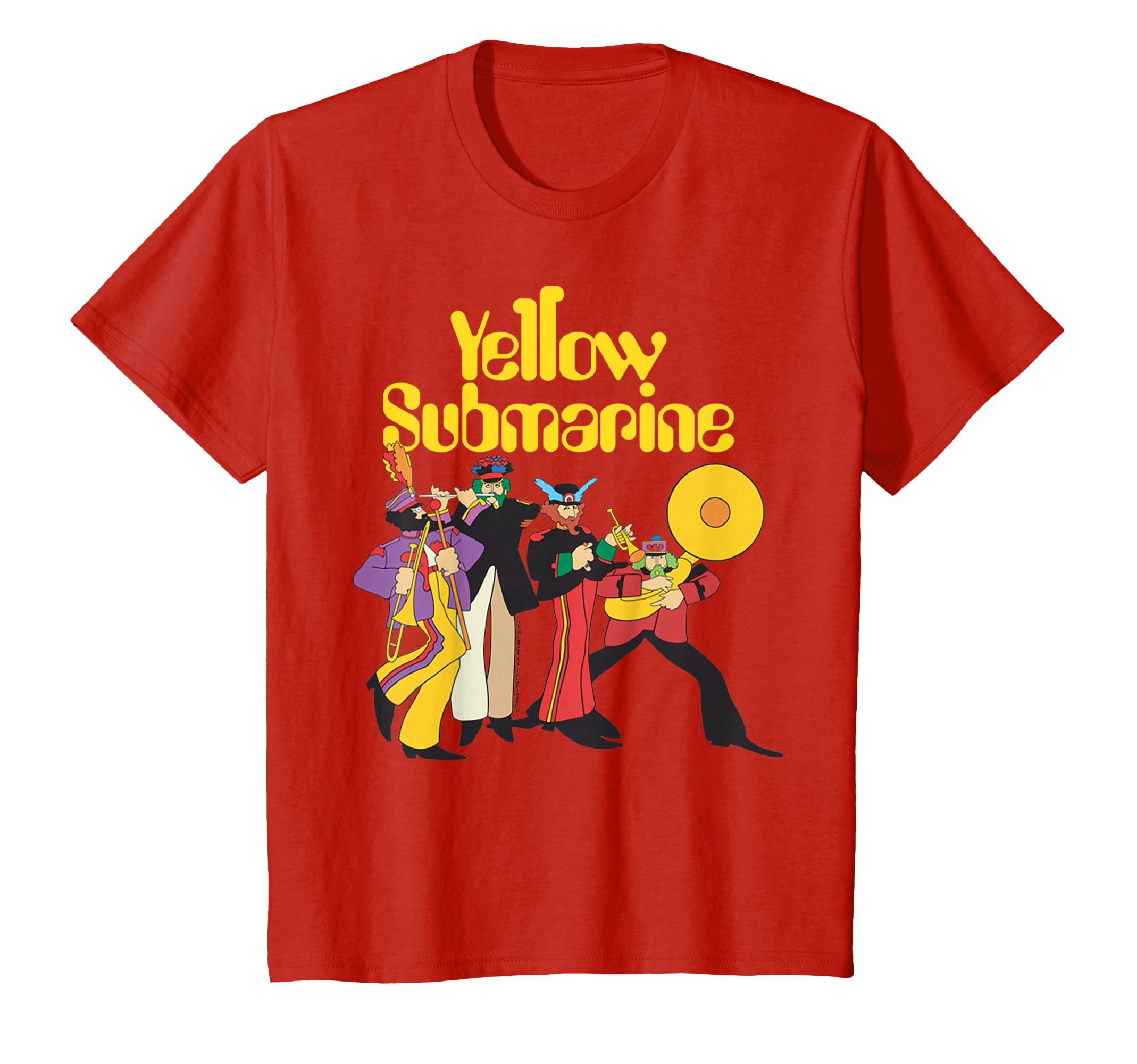The Beatles - Yellow Submarine Band T-Shirt