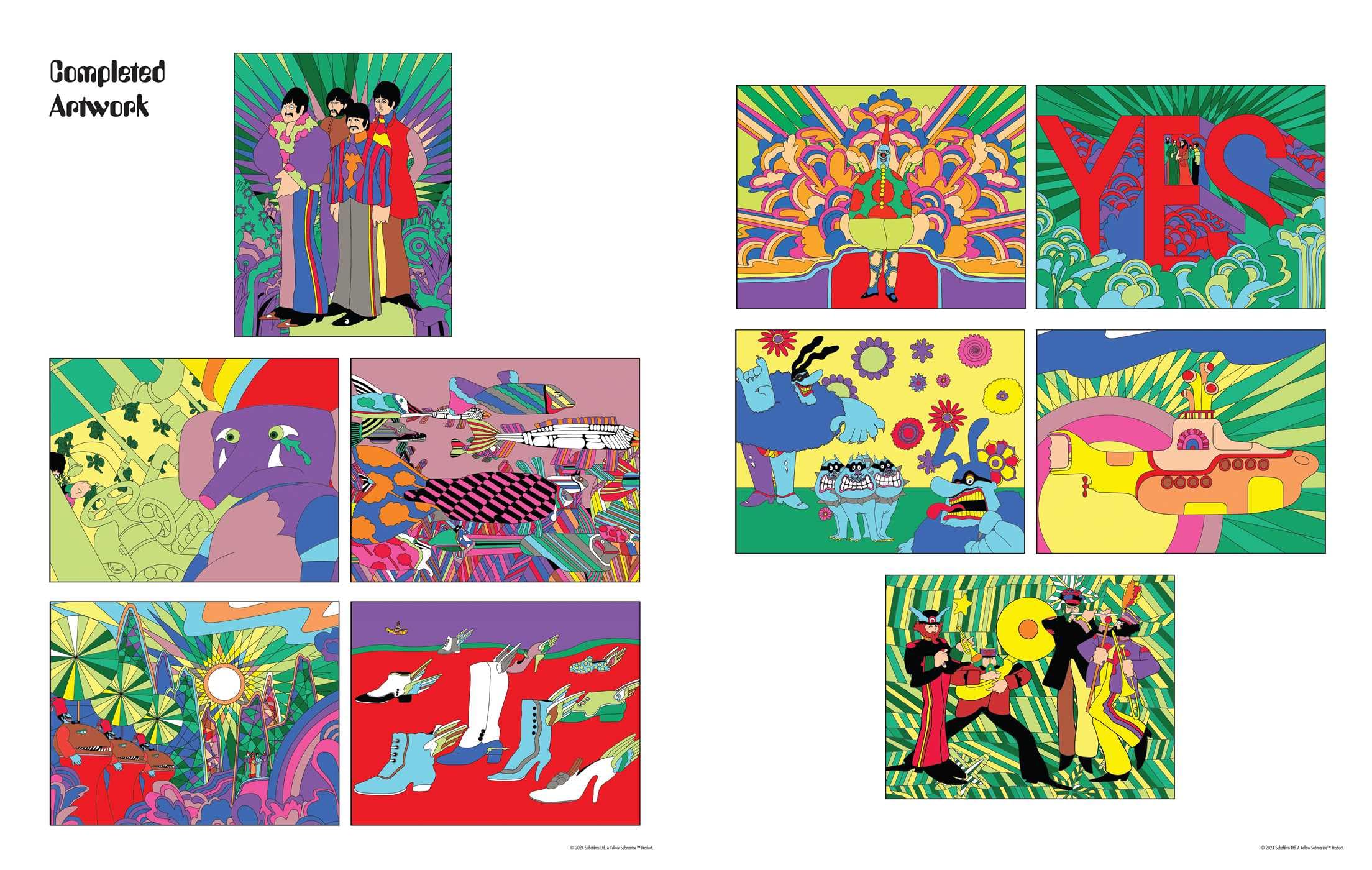 The Beatles Yellow Submarine Color By Numbers - Image 6
