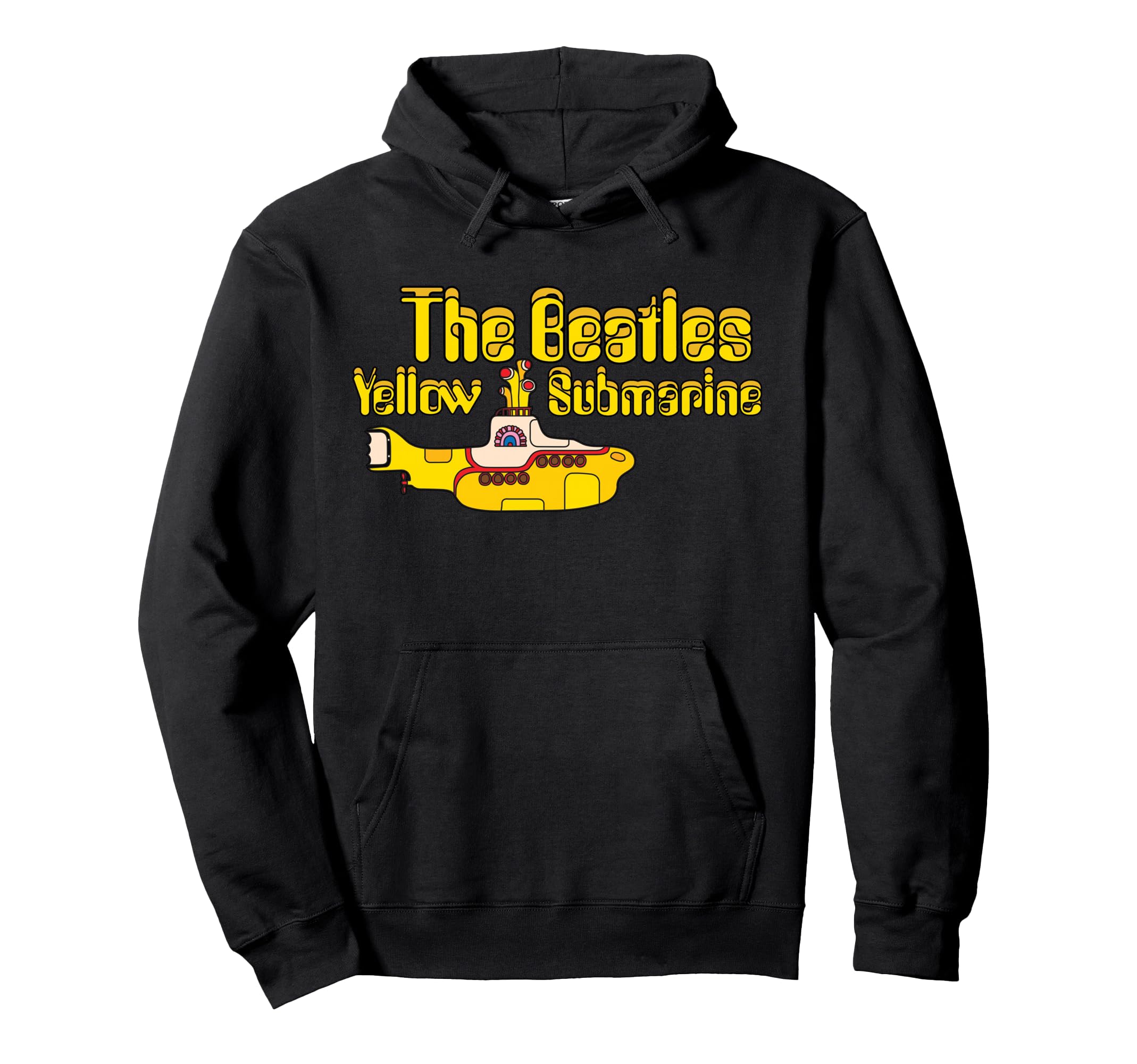 The Beatles - Yellow Submarine Logo Hoodie Pullover Hoodie
