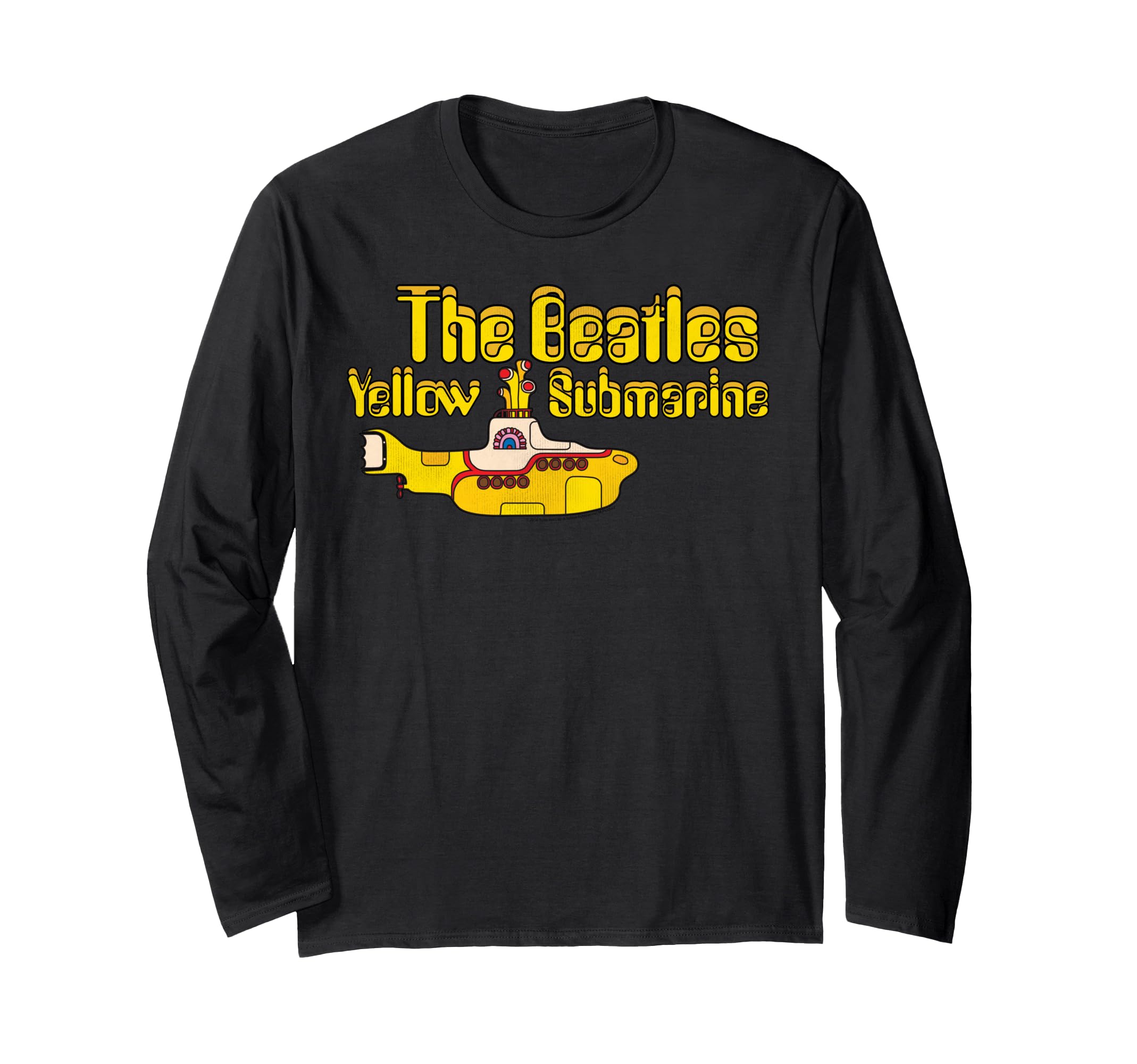 The Beatles - Yellow Submarine Logo Long Sleeve T-Shirt