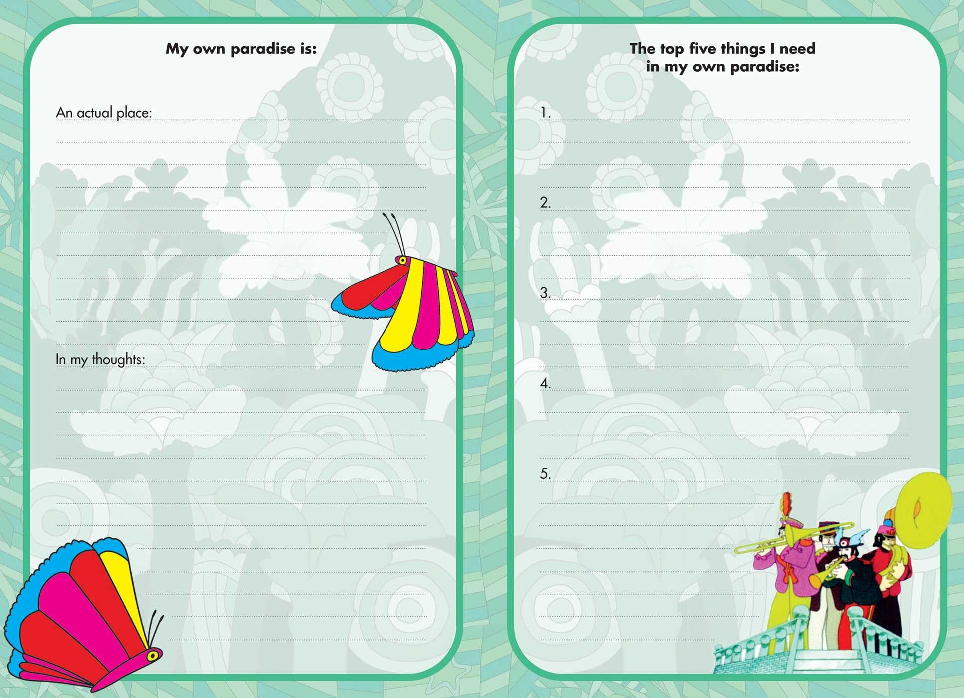 The Beatles Yellow Submarine Lyrical Journal: Guided Self-Expression for Beatles Fans - Image 5