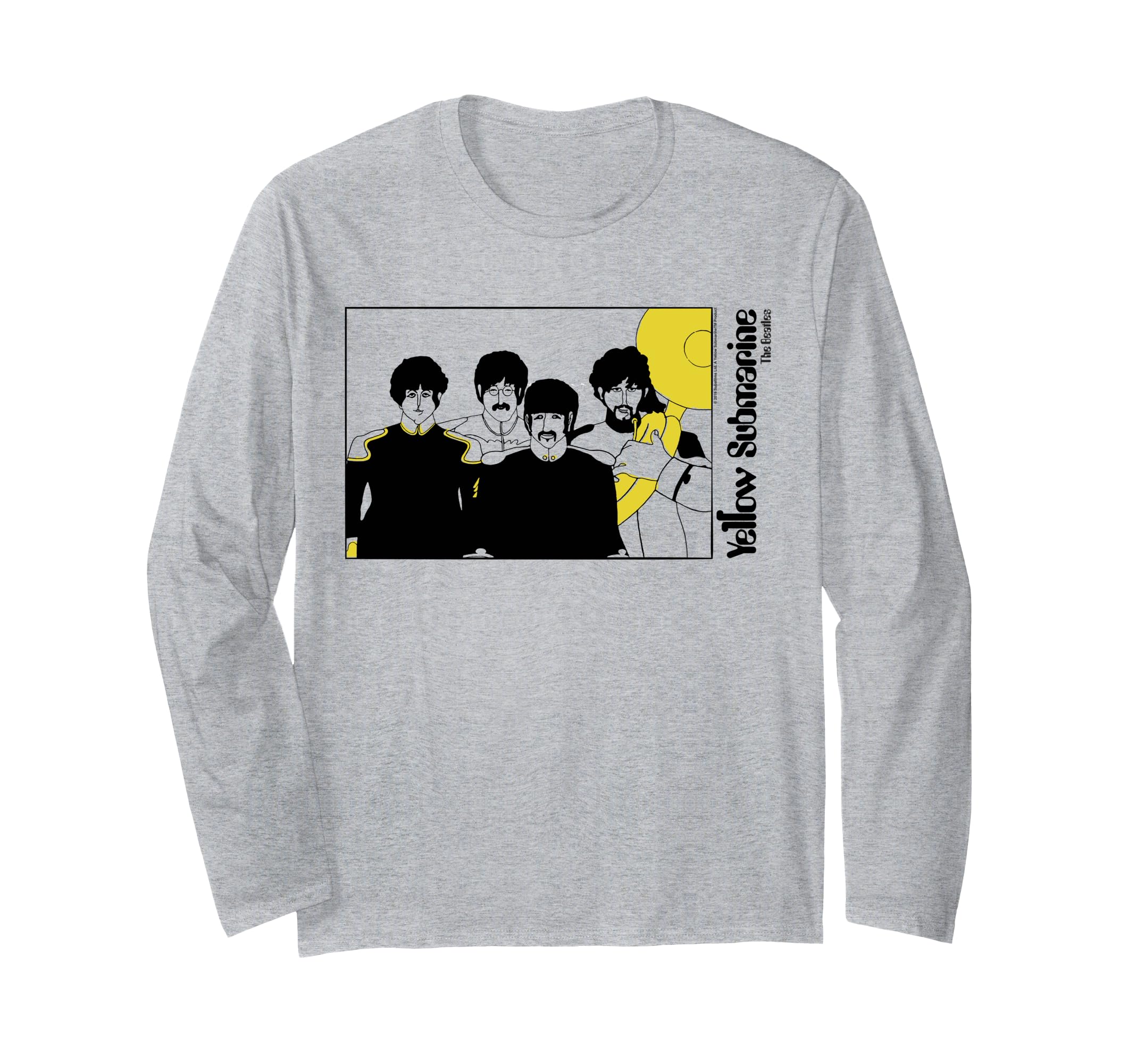 The Beatles Yellow Tuba Long Sleeve T-shirt Long Sleeve T-Shirt